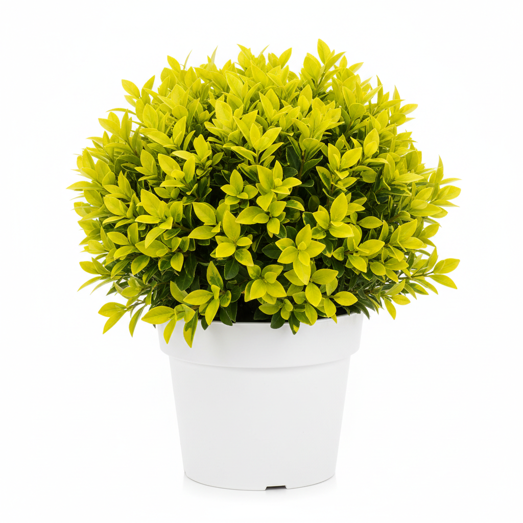 Yellow Bush Plant